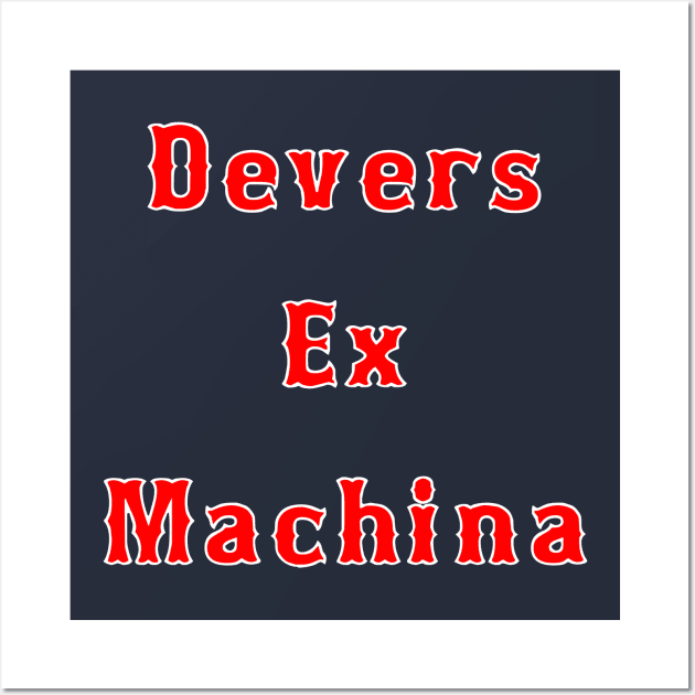 Devers ex Machina Wall Art by Baseball Designs